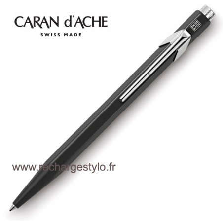 Stylo Bille Caran d'Ache 849 Noir Mat avec Etui 849.509