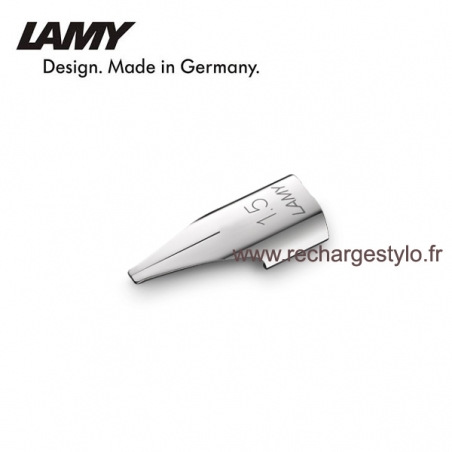 Plume Lamy Z50 Taille 1,5 en acier poli 1215051