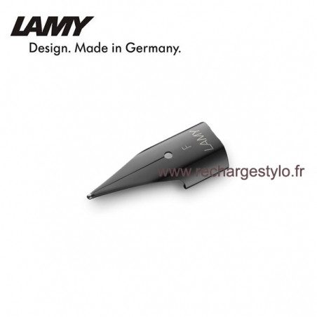 Plume Lamy Z50 Taille F en acier noir 1215058