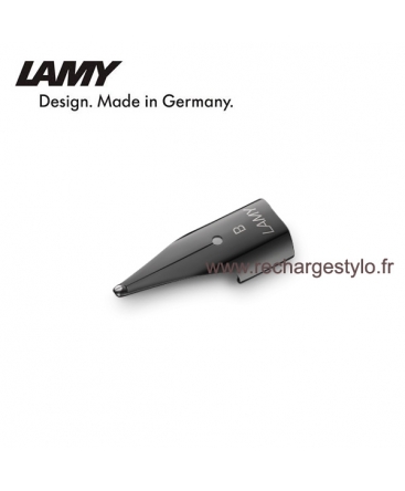 Plume Lamy Z50 Taille B en acier noir 1215060