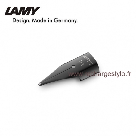 Plume Lamy Z50 Taille LH "Spécial Gaucher" en acier noir 1215062