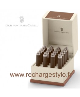 Ecrin de Cartouches d'Encre Graf Von Faber Castell HazelnutBrown 141132