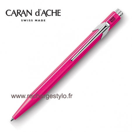 stylo-bille-caran-dache-849-popline-pourpre-fluo_849.090