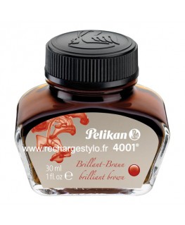 Flacon d'encre 30ml Marron Brillant Pelikan