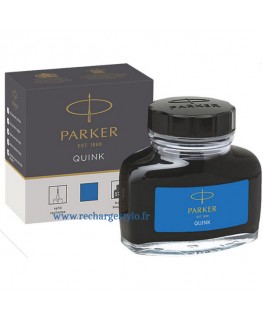 Parker Recharge Stylo bille Quinkflow pointe moyenne bleue - Stylo & feutre  - Garantie 3 ans LDLC