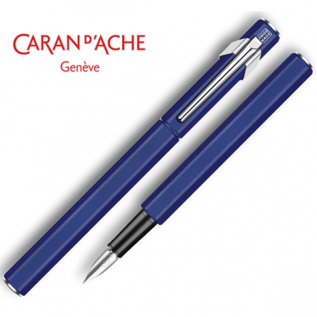 Stylo Plume Caran d'Ache 849 Vernis Bleu 840.159