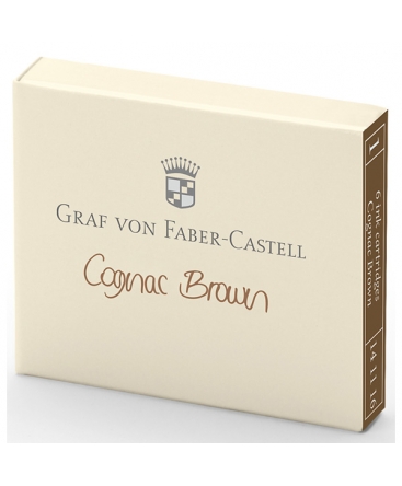Cartouche D'encre Graf von Faber Castell Cognac Brown 141116 Cartouche D'encre Graf von Faber Castell Cognac Brown 141116