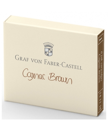 Cartouche D'encre Graf von Faber Castell Cognac Brown 141116