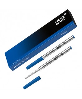 2 Recharges Bille Montblanc Pacific Blue Moyenne