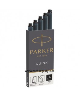 Cartouche d'encre Parker quink noir 1950382 3501179503820