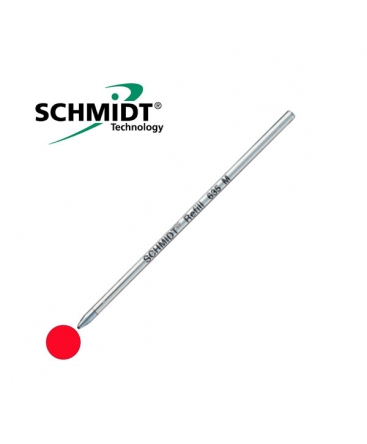Recharge Bille SCHMIDT Courte Internationale Rouge S 635M Recharge Bille SCHMIDT Courte Internationale Rouge S 635M