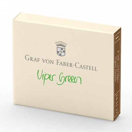 Cartouche D'encre Graf von Faber Castell Vert Reptile 141117