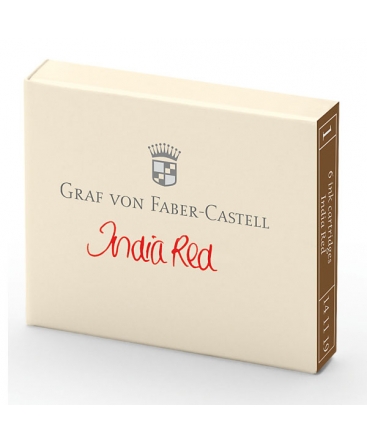 Cartouche D'encre Graf von Faber Castell Rouge Indien 141119