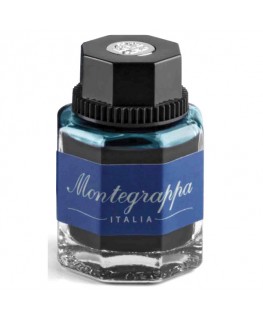 Flacon d'encre turquoise montegrappa réf IA01BZIT