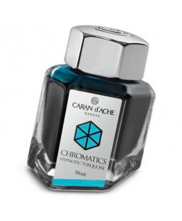 Flacon d'encre Caran d'Ache Chromatics Hypnotic Turquoise Réf_ 8011.191