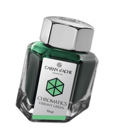 Flacon d'encre Caran d'Ache Chromatics Vibrant Green Réf_8011.210