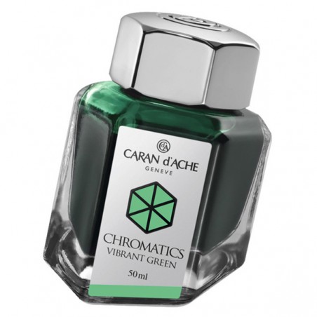 Flacon d'encre Caran d'Ache Chromatics Vibrant Green Réf_8011.210