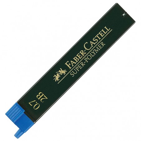 etui-de-12-mines-super-polymer-0,7mm-2b-faber-castell_120702