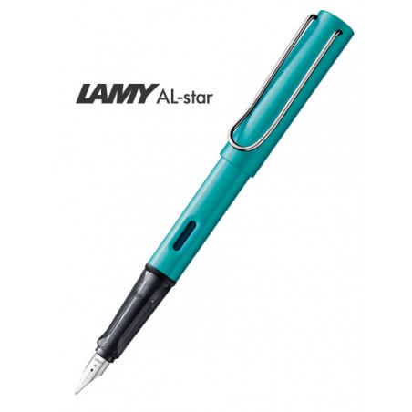 Lamy Al Star L32F Stylo plume à pointe fine Bleu/vert