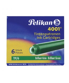 Cartouche d'encre courte internationale vert Pelikan
