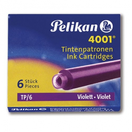 Cartouche d'encre courte internationale Violet Pelikan