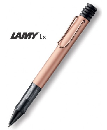 Stylo de couleur « Rose Gold » avec reflets. Stylo à bille Encre noire