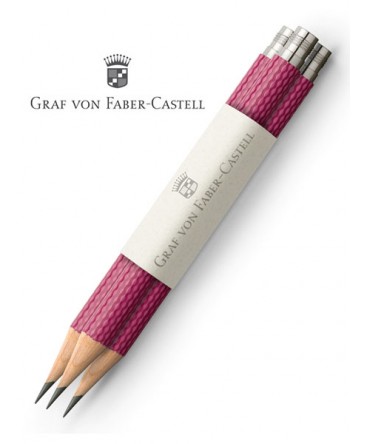 crayons-graphite-de-poche-graf-von-faber-castell-guilloche-rose-ref_118662