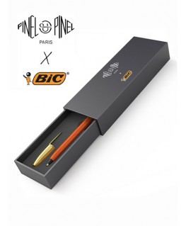 ecrin-stylo-bic-cristal-gainage-en-cuir-orange-pinel-et-pinel_a-20-05278