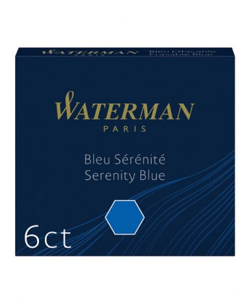 waterman-boite-6-cartouches-courte-internationale-bleu-serenite_s0110950