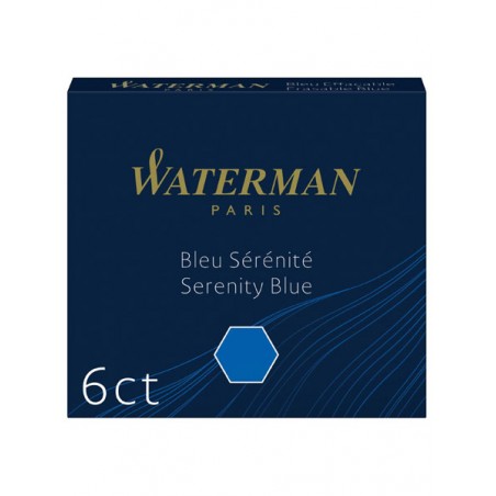waterman-boite-6-cartouches-courte-internationale-bleu-serenite_s0110950