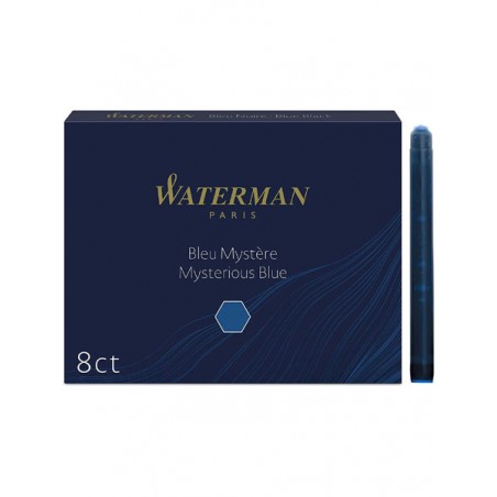 Lot de 5 boîtes de cartouches Bleues Effaçables Courtes Waterman®