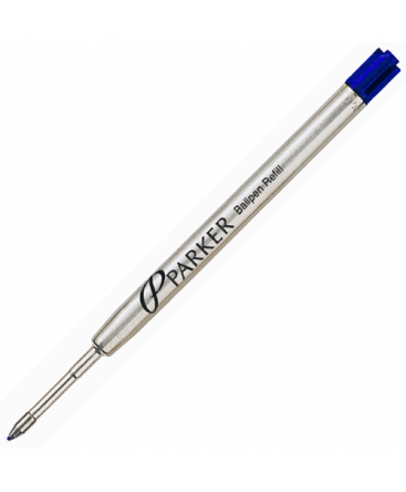 Recharge stylo bille Parker de couleur bleue large S0168900