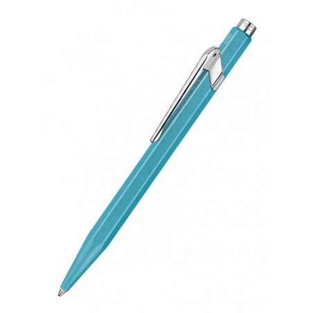 recharge feutre pointe fine bleue pour stylo caran d'ache avec capuchon,  8122.160