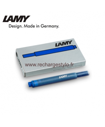 Cartouche d'encre Lamy T10 Bleu Effaçable