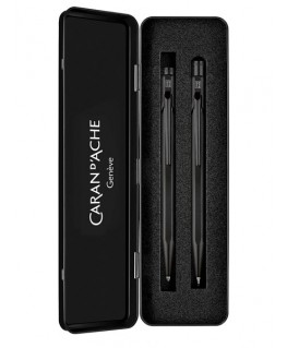 set-stylo-bille-porte-mine-caran-dache-849-black-code-edition-speciale_8490.496-caran-dache-etui-ouvert