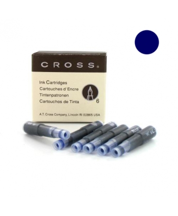 Cartouche d'encre Slim Cross Bleu Nuit 8929TD-3