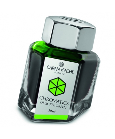 Flacon d'encre Caran d'Ache Chromatics Delicate Green Réf_8011.221 Flacon d'encre Caran d'Ache Chromatics Delicate Green Réf_8011.221