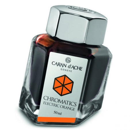 Flacon d'encre Caran d'Ache Electric Orange Réf_8011.052