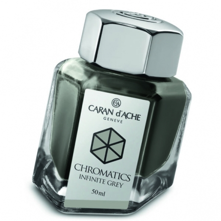 Flacon d'encre Caran d'Ache Chromatics Infinite Grey Réf_8011.005