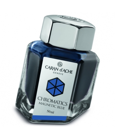 Flacon d'encre Caran d'Ache Chromatics Magnetic Blue Réf_8011.149 Flacon d'encre Caran d'Ache Chromatics Magnetic Blue Réf_8011.149