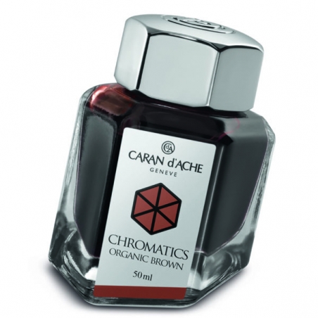 Flacon d'encre Caran d'Ache Chromatics Organic Brown Réf_8011.049