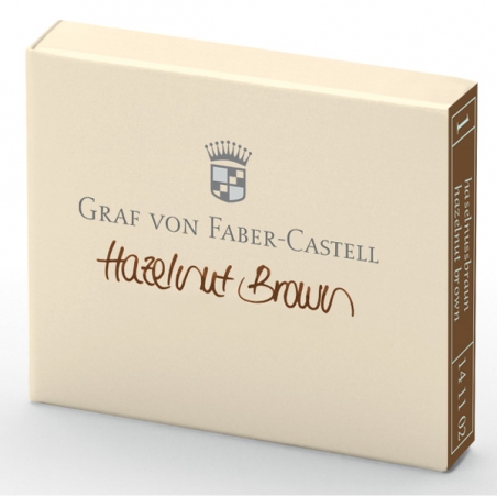 Cartouche D'encre Graf von Faber Castell Hazelnut Brown 141102