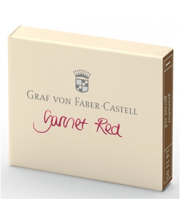 Cartouche D'encre Graf von Faber Castell Garnet Red 141105
