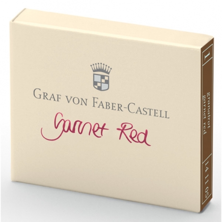 Cartouche D'encre Graf von Faber Castell Garnet Red 141105