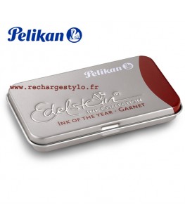 Boite de 6 cartouches d'encre Pelikan Edelstein Rouge Garnet