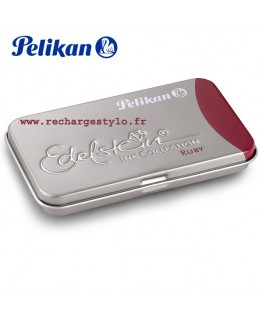 Boite de 6 cartouches d'encre Pelikan Edelstein Rouge Ruby 339 663