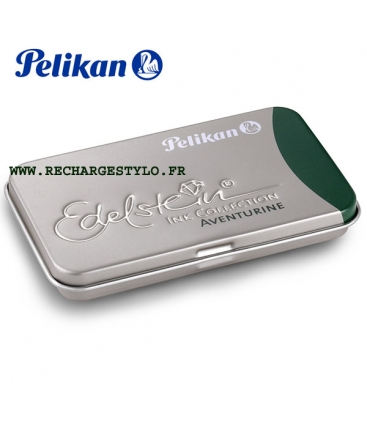 Boite de 6 cartouches d'encre Pelikan Edelstein Vert Aventurine